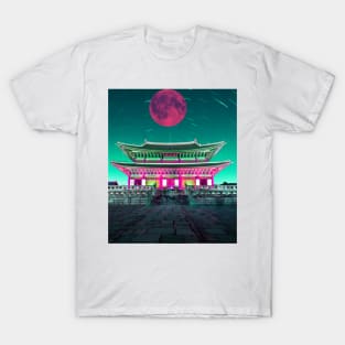 big pink full moon in china T-Shirt